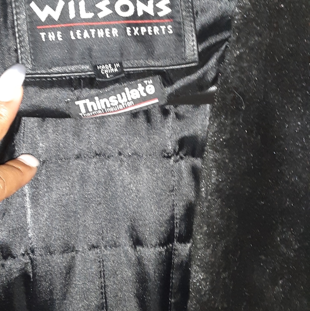 Women's leather coat